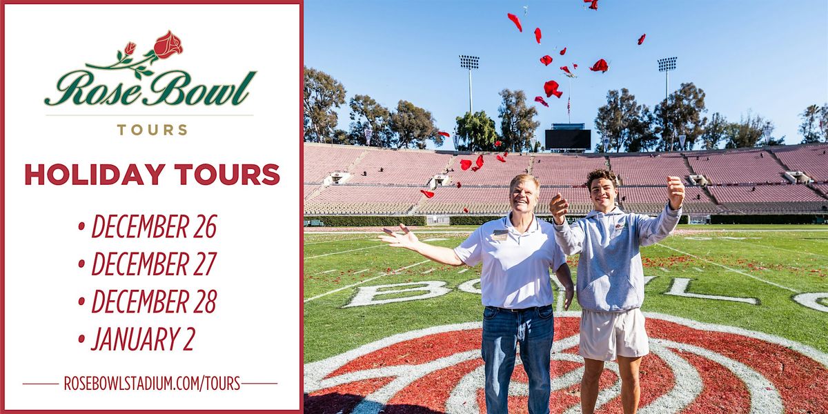 Rose Bowl Stadium Holiday Tours - December 26th, 10:30AM & 12:30PM, 26 December | Event in Pasadena | AllEvents
