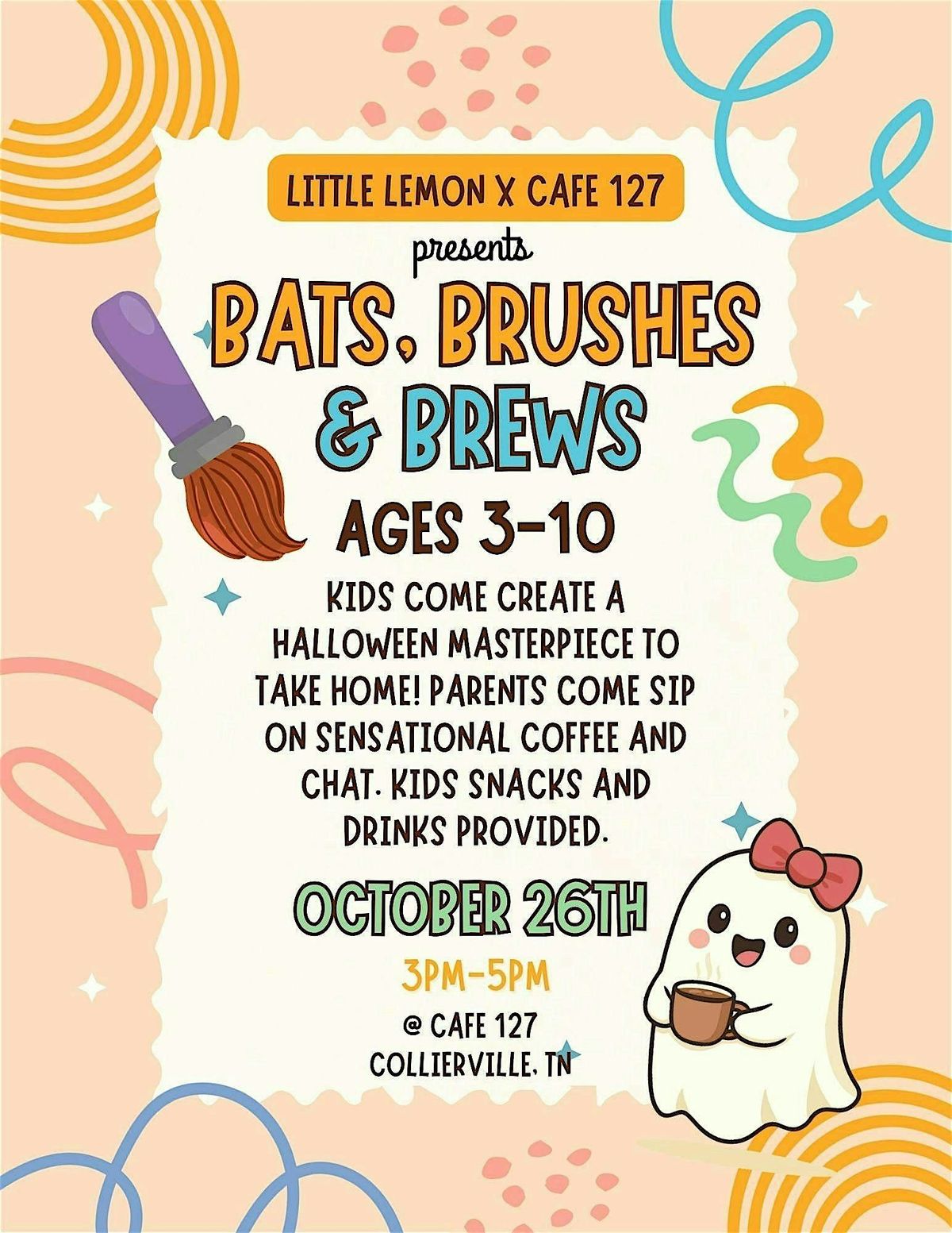 Bats, Brushes, & Brews, 26 October | Event in Collierville | AllEvents