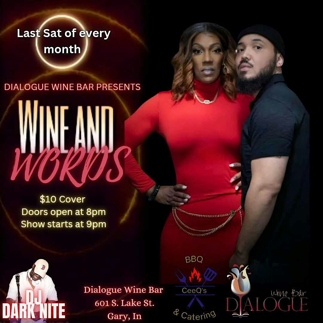 Dialogue Wine Bar Presents: Wine and Words | Event in Gary | AllEvents