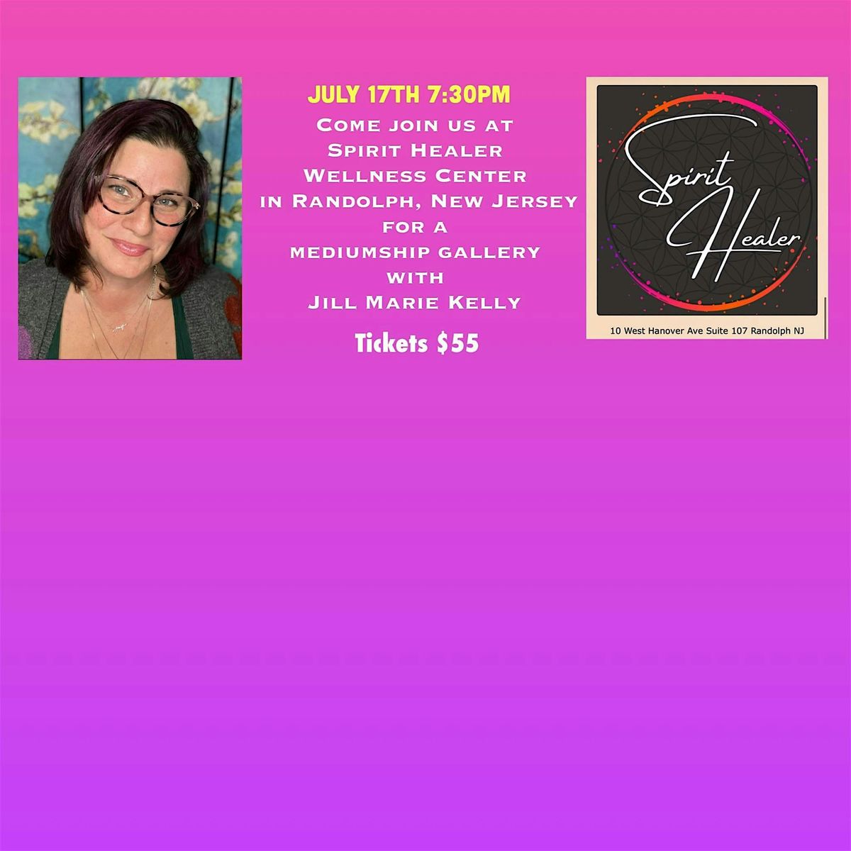 Mediumship Gallery with Jill Marie Kelly, 17 July | Event in Randolph | AllEvents