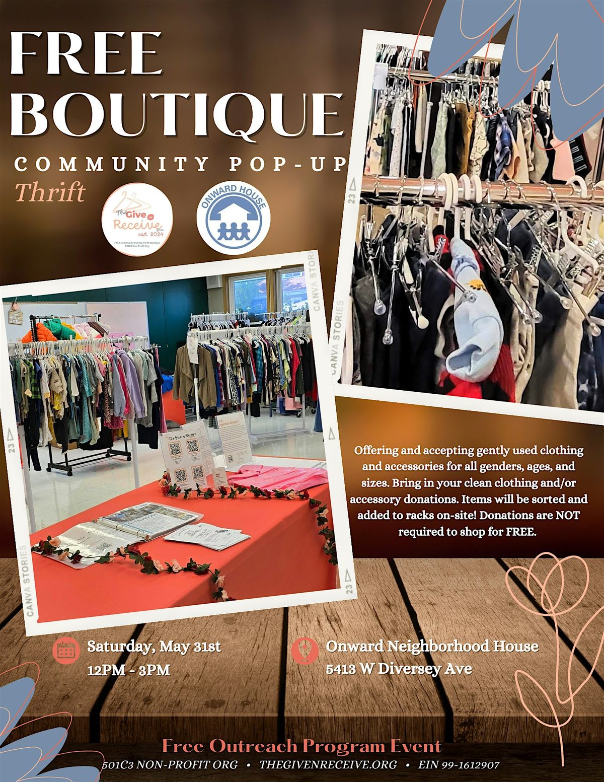 FREE Community Pop-up Thrift Boutique, 31 May | Event in Chicago | AllEvents