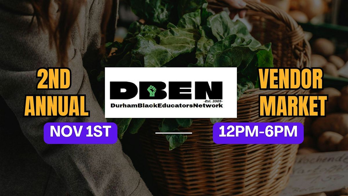 DBEN VENDOR MARKET, 1 November | Event in Ajax | AllEvents