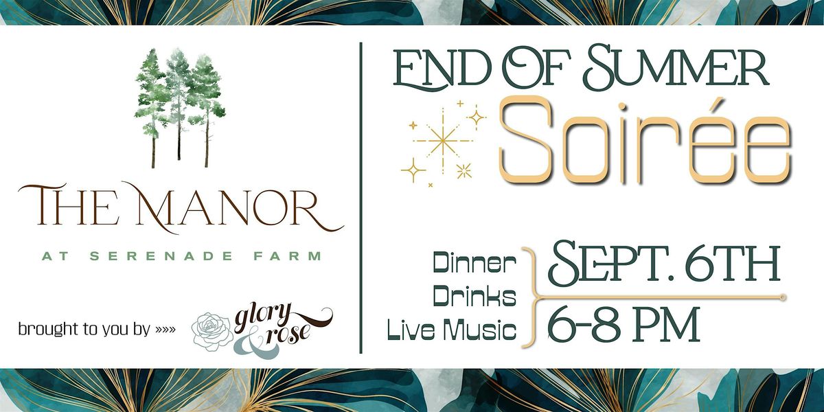 End of Summer Soirée, 6 September | Event in Concord | AllEvents