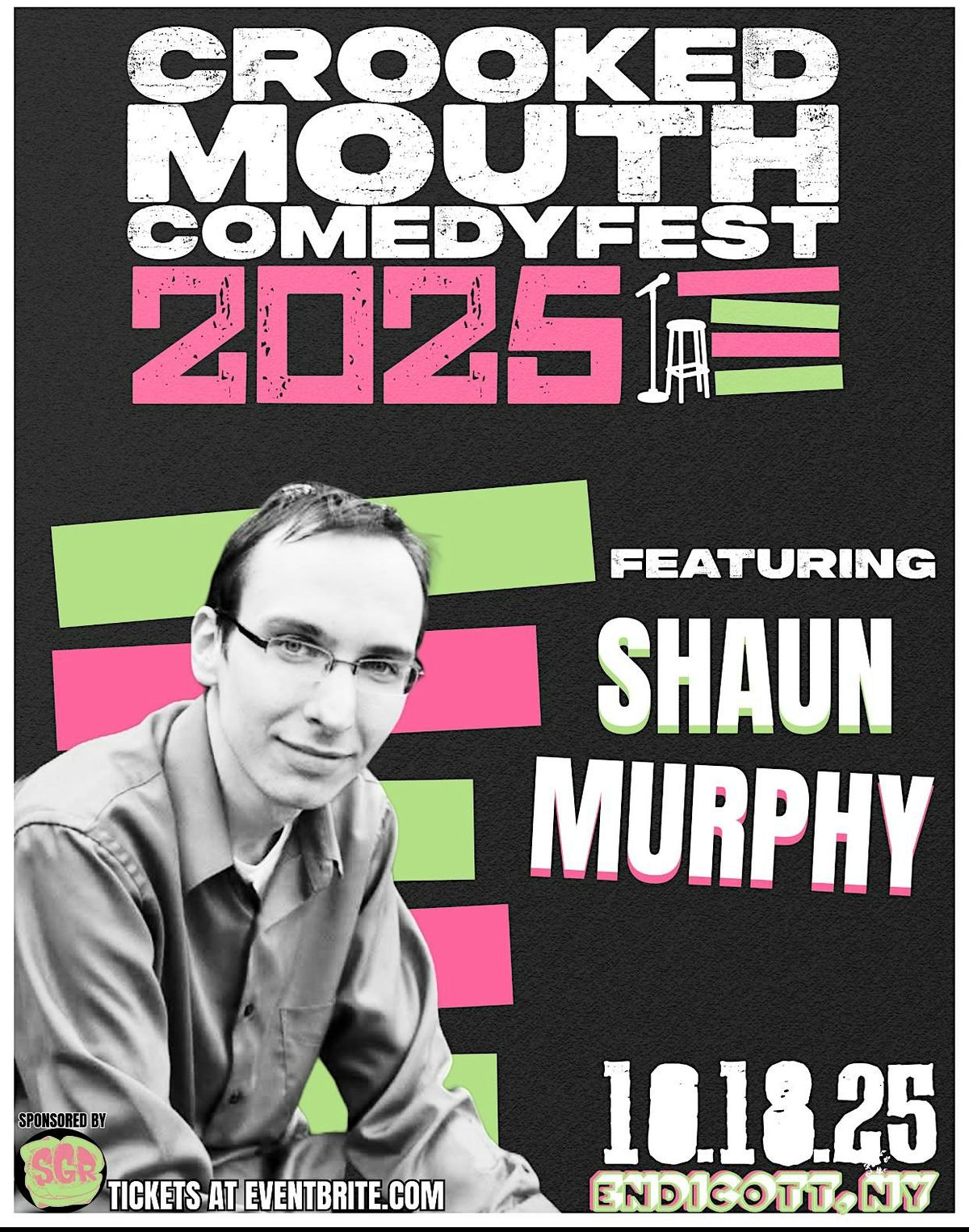 CMCF25 SHAUN MURPHY headlines night 3 (early show), 18 October | Event in Endicott | AllEvents