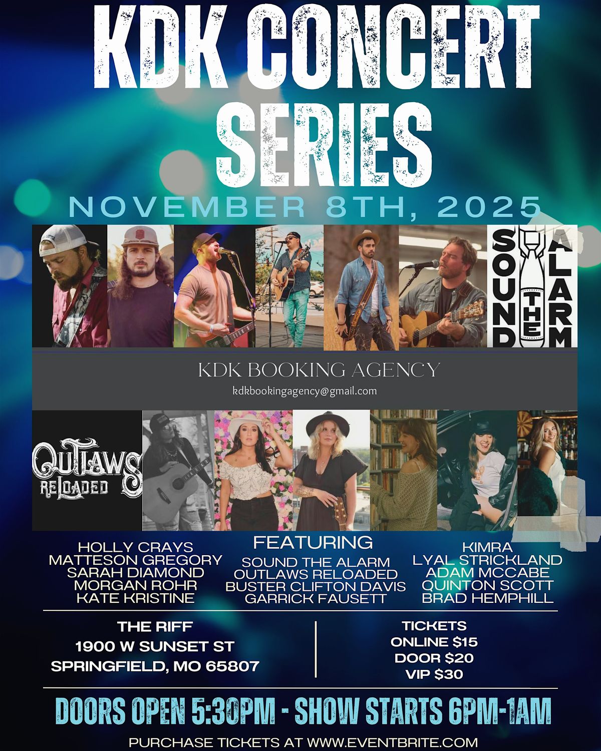 KDK Concert Series, 8 November | Event in Springfield | AllEvents