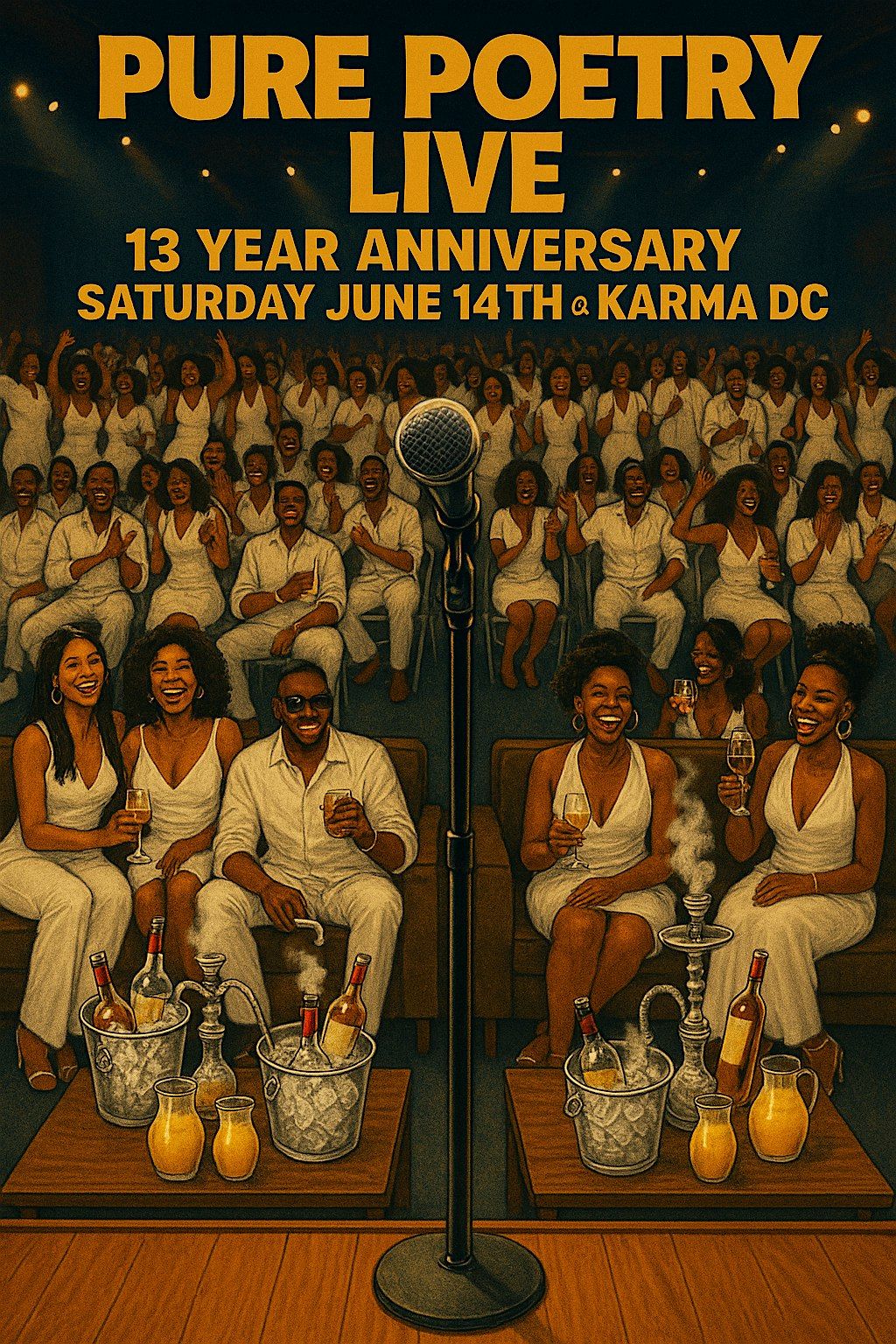Pure Poetry Live 13th Year Anniversary ft Rebecca Dupas, 14 June | Event in Washington | AllEvents