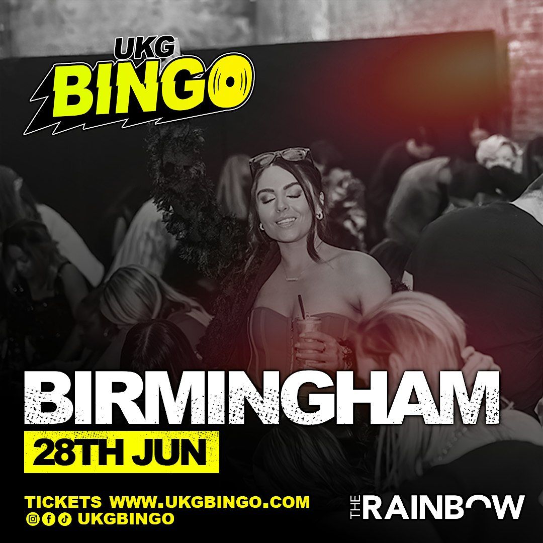 UKG BINGO Birmingham, 28 June | Event in Bordesley | AllEvents
