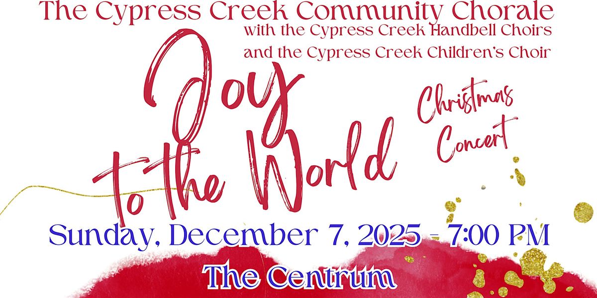 Joy to the World!  Christmas Concert, 7 December | Event in Spring | AllEvents