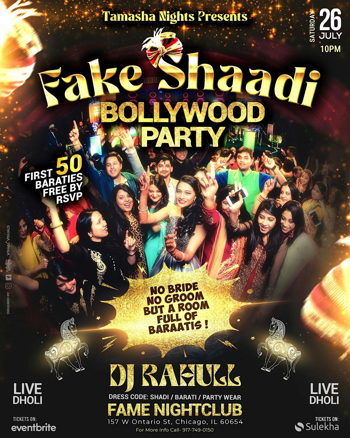 CHICAGO'S #1 DESI PARTY, FAKE SHAADI ON JUL 26, WITH DJ RAHULL @LORE, 26 July | Event in Arlington | AllEvents
