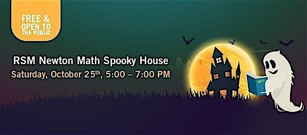 RSM Newton Math Spooky House, 25 October | Event in Newton | AllEvents