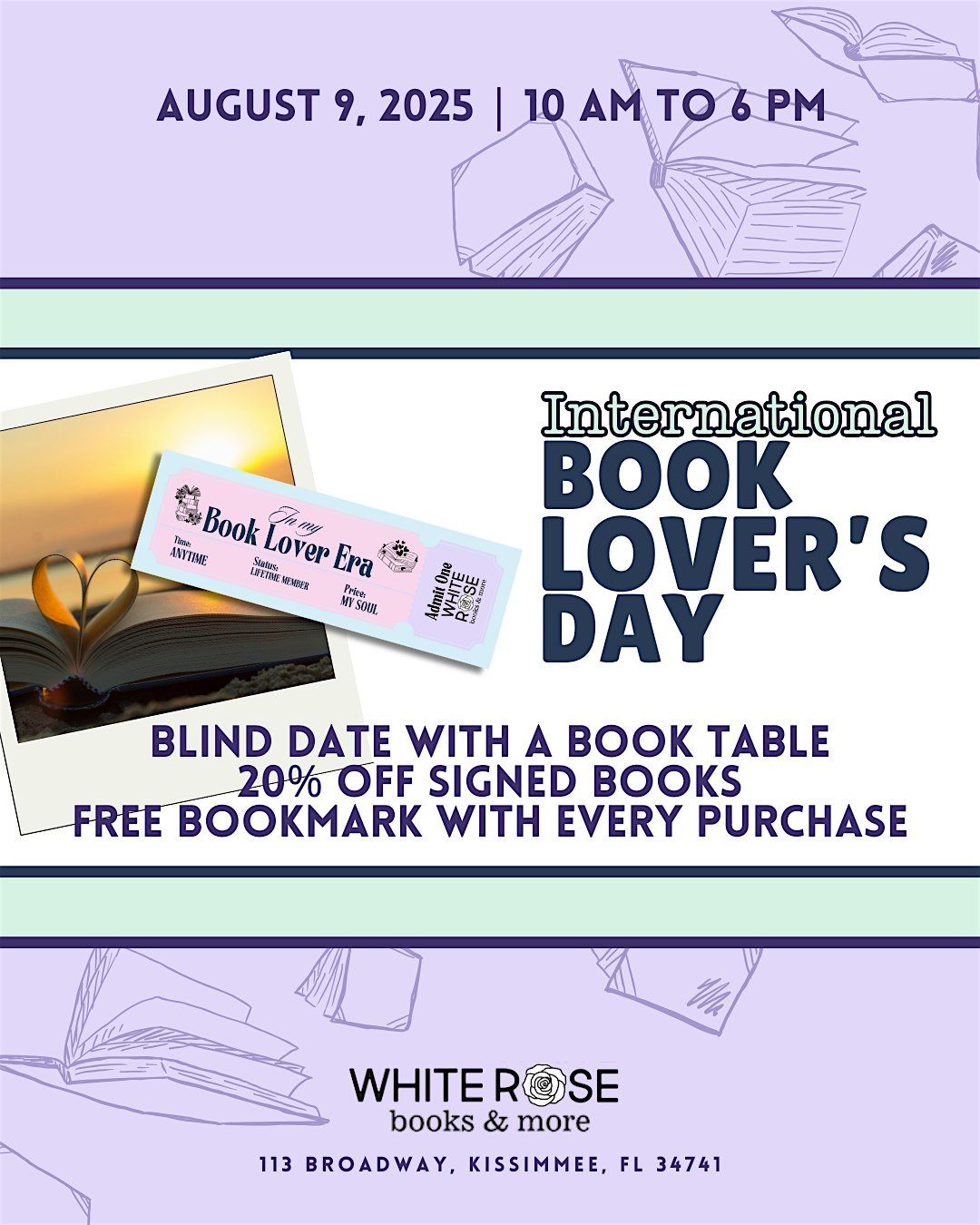 Book Lover's Day, 9 August | Event in Kissimmee | AllEvents