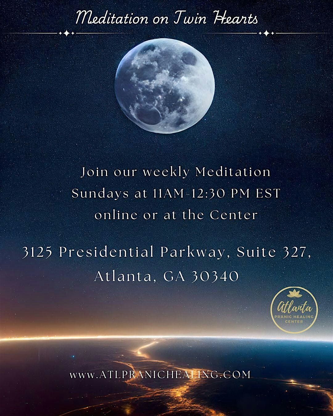 Meditation on Twin Hearts and Healing Clinic, 1 June | Event in Atlanta | AllEvents