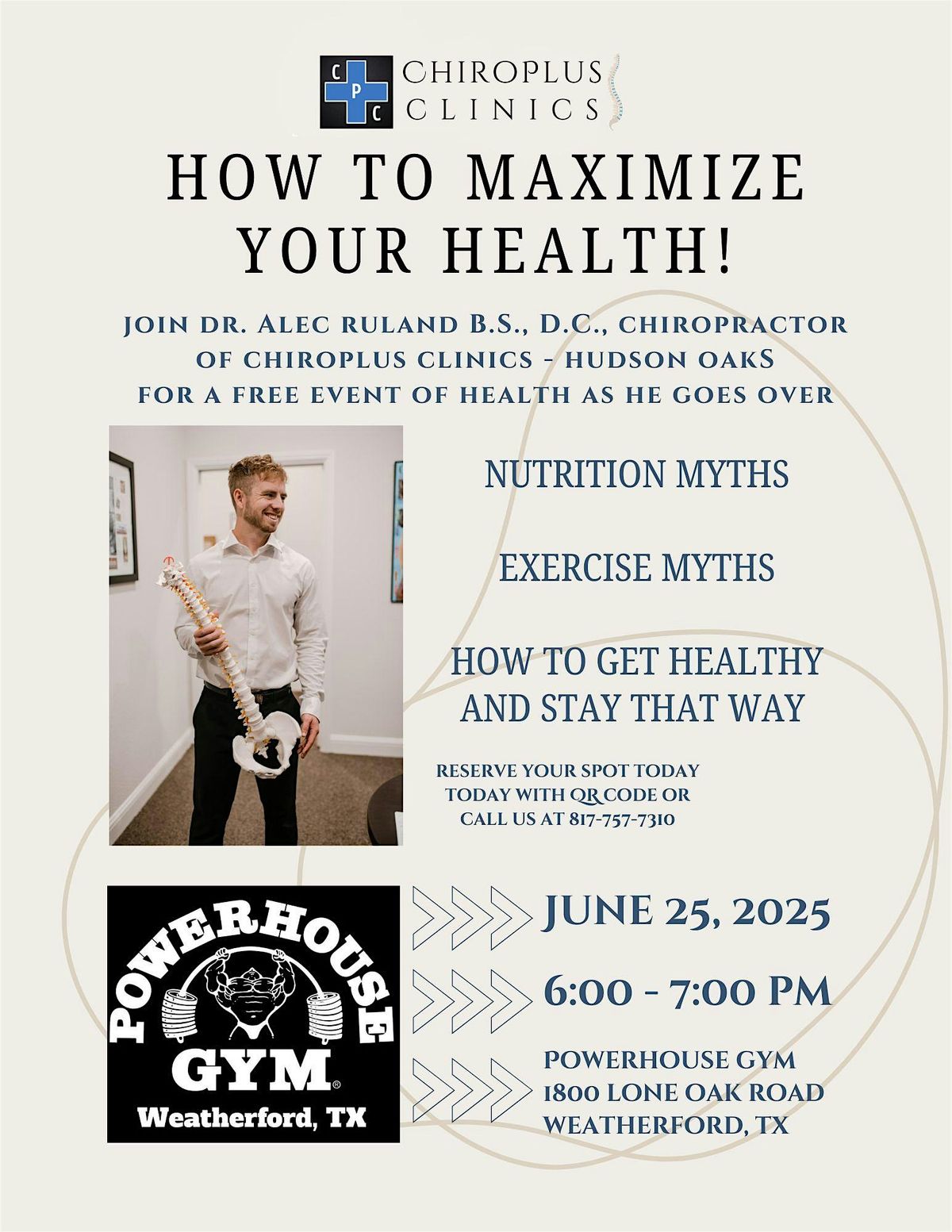 How to MAXIMIZE your health!, 25 June | Event in Weatherford | AllEvents