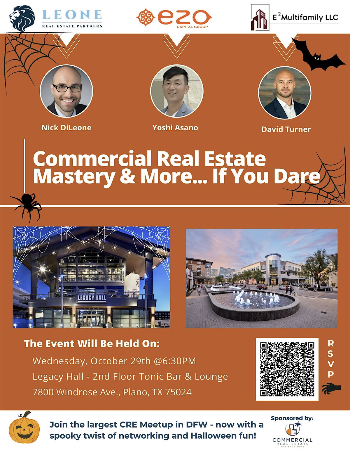 Commercial Real Estate Mastery & More... If You Dare, 29 October | Event in Farmers Branch | AllEvents
