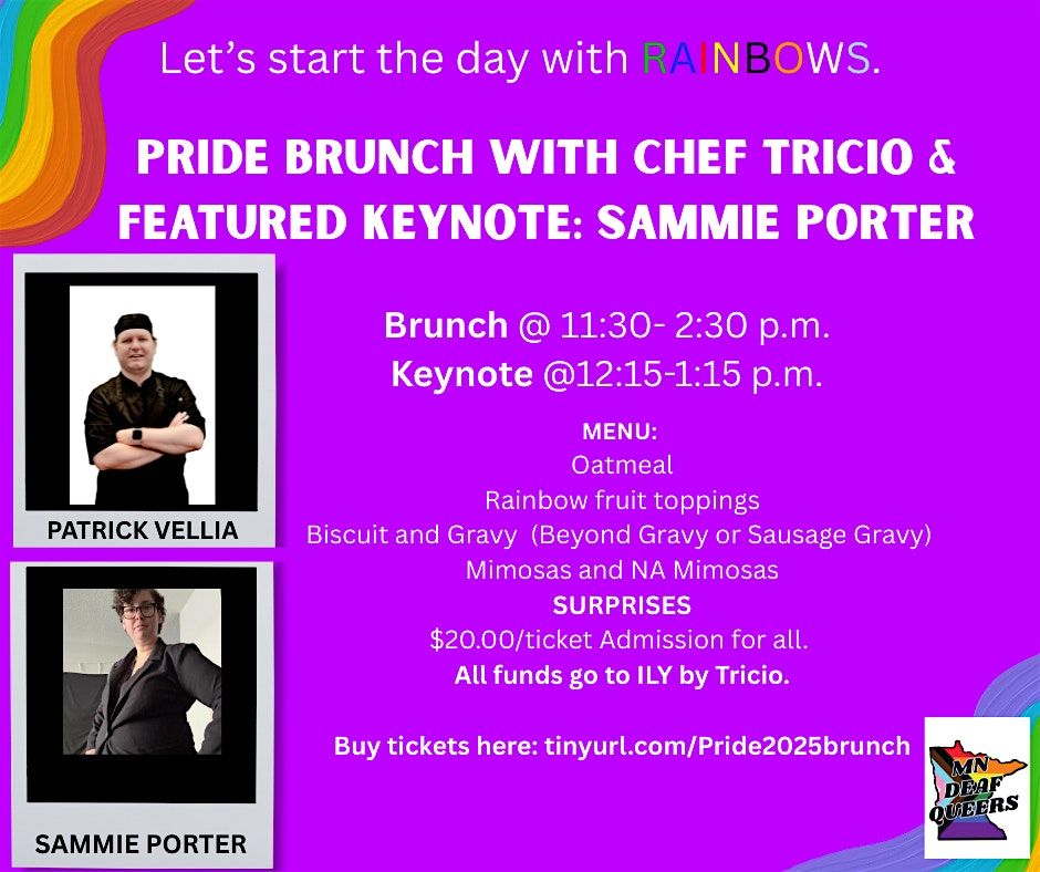 2025 Pride Brunch with Minnesota Deaf Queers, 24 August | Event in Saint Paul | AllEvents