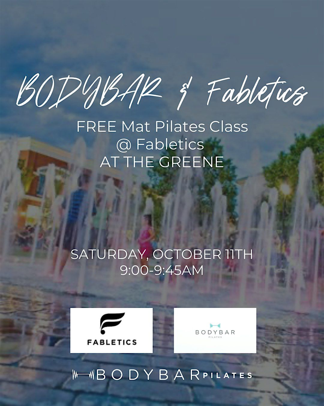 BODYBAR Centerville x Fabletics, 11 October | Event in Beavercreek | AllEvents