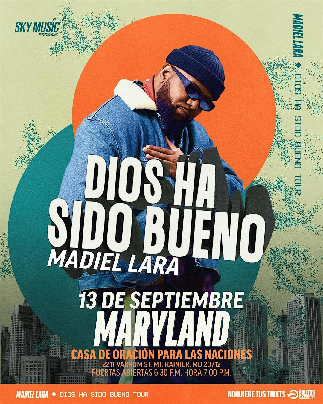 Madiel Lara, 13 September | Event in Mount Rainier | AllEvents
