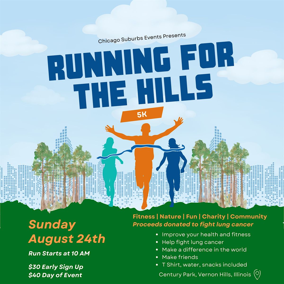 Running For The Hills 5K, 24 August | Event in Vernon Hills | AllEvents