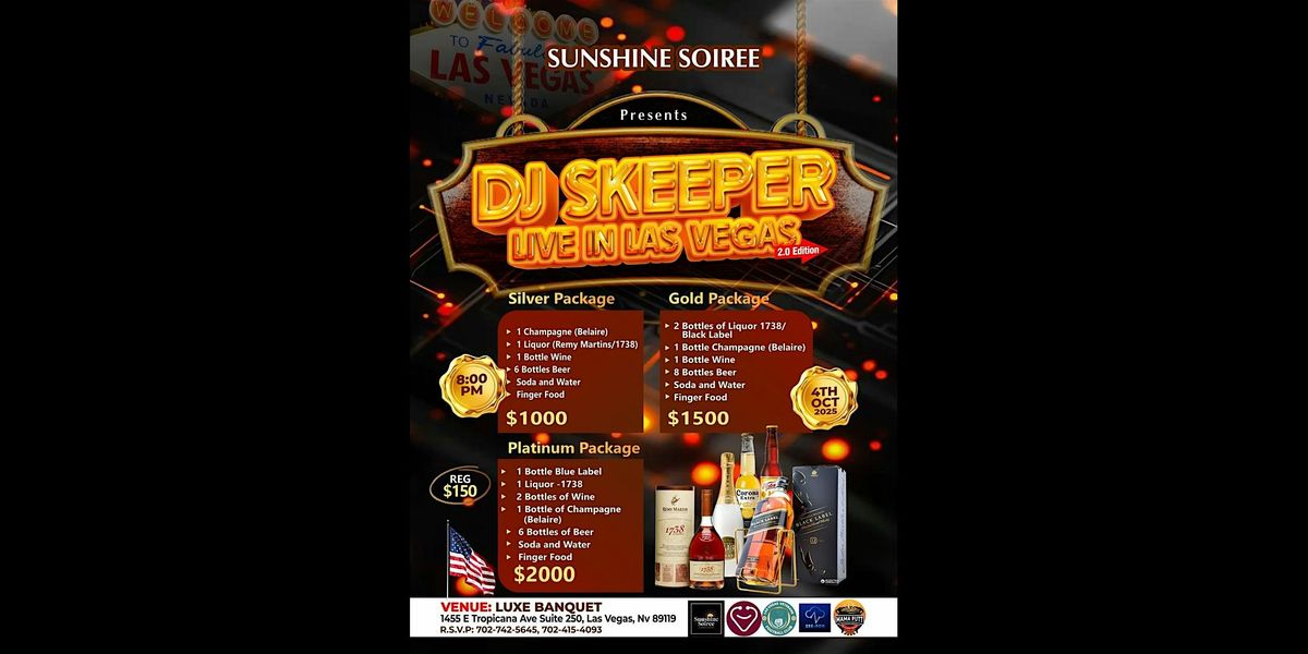Sunshine Soiree, 4 October | Event in Las Vegas | AllEvents