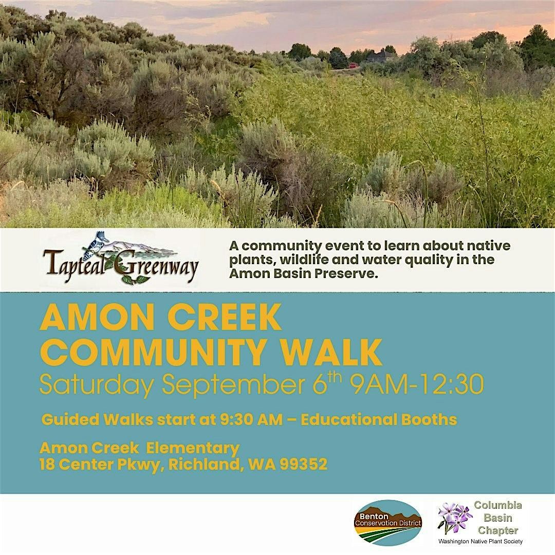 Amon Creek Community Walk, 6 September | Event in Richland | AllEvents