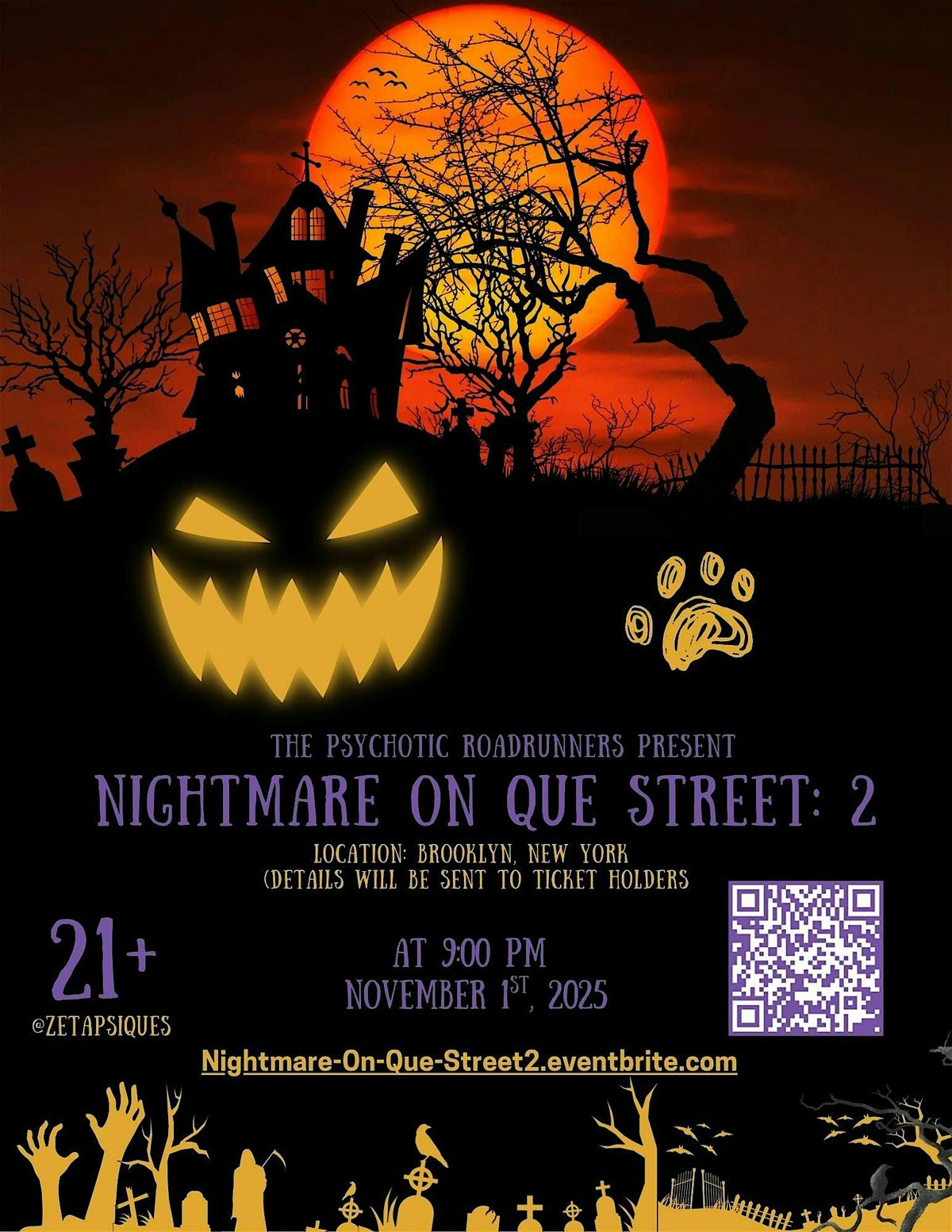 Nightmare On Que Street: 2, 1 November | Event in Brooklyn | AllEvents
