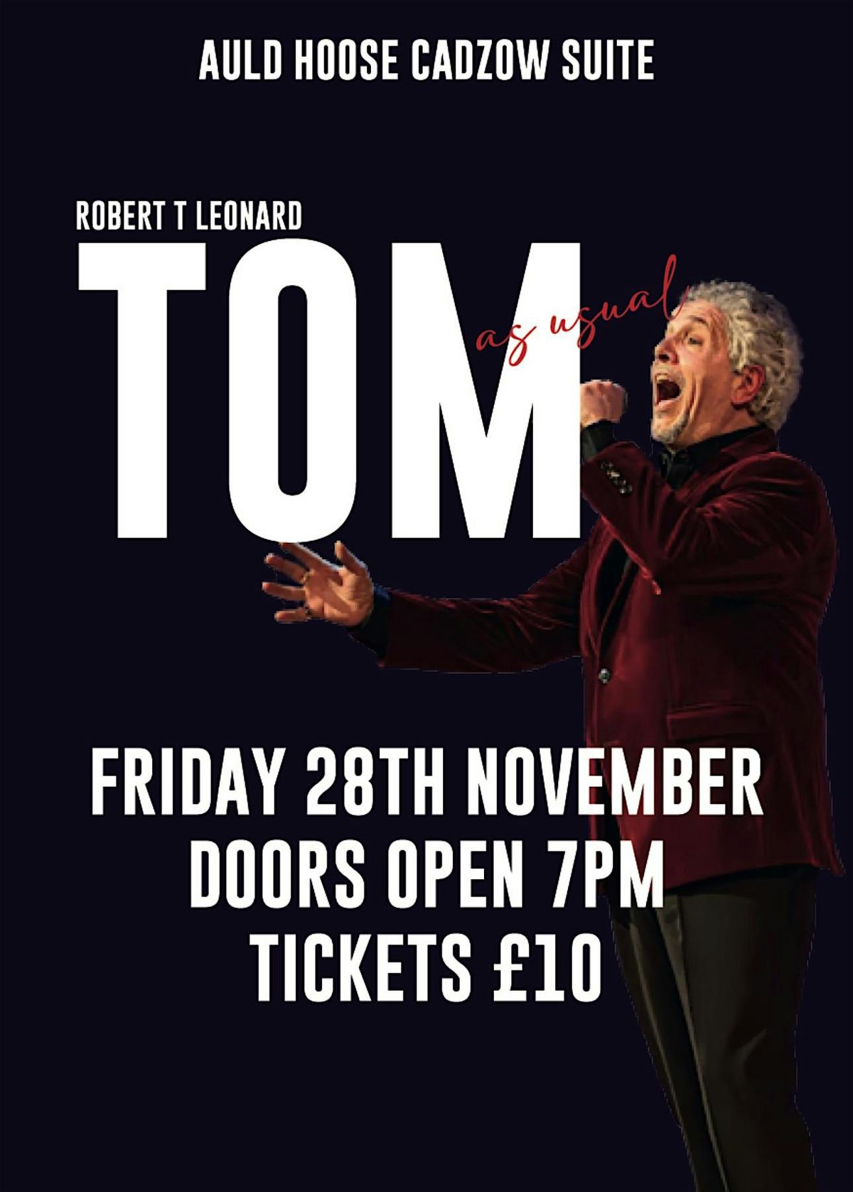 A Night with Tom as Usual – The Voice That Brings Tom Jones to Life | Event in Hamilton | AllEvents