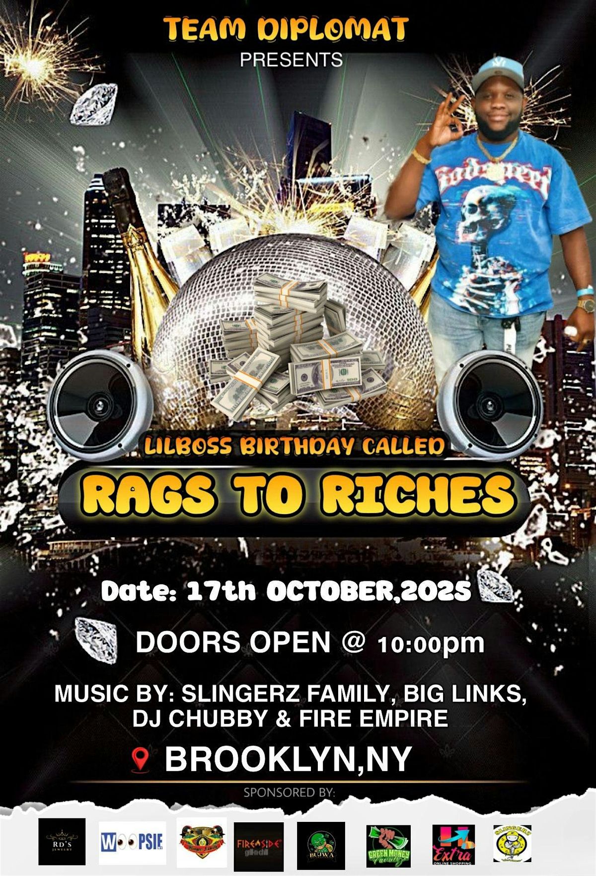 RAGS TO RICHES, 17 October | Event in Brooklyn | AllEvents