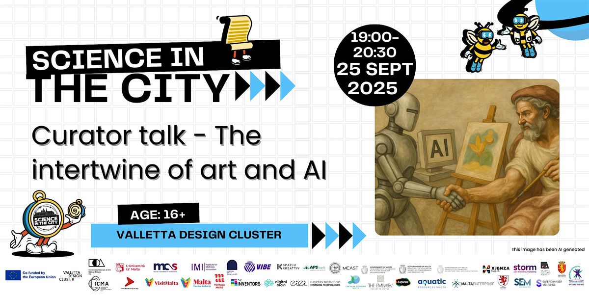 Curator talk - the intertwine of art and AI, 25 September | Event in Valletta | AllEvents