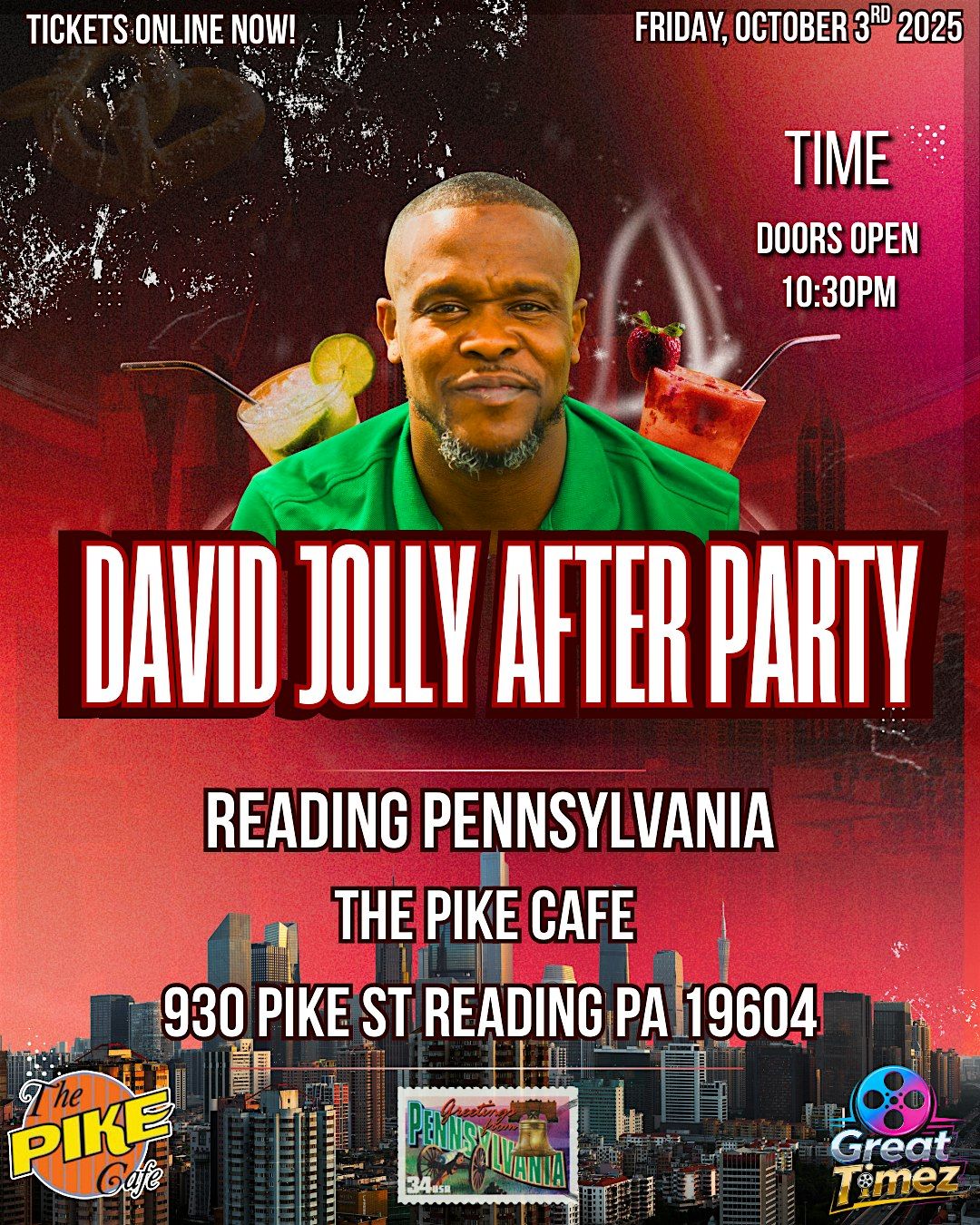 David Jolly host the Official Afterparty to the "Killers of K*ll Tony Tour" | Event in Reading | AllEvents