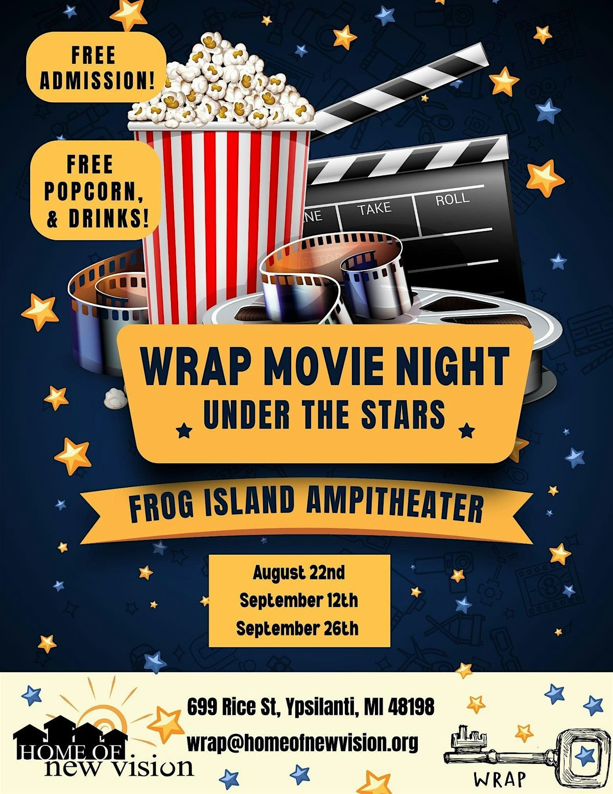 WRAP Movie Night in the Park, 12 September | Event in Ypsilanti | AllEvents