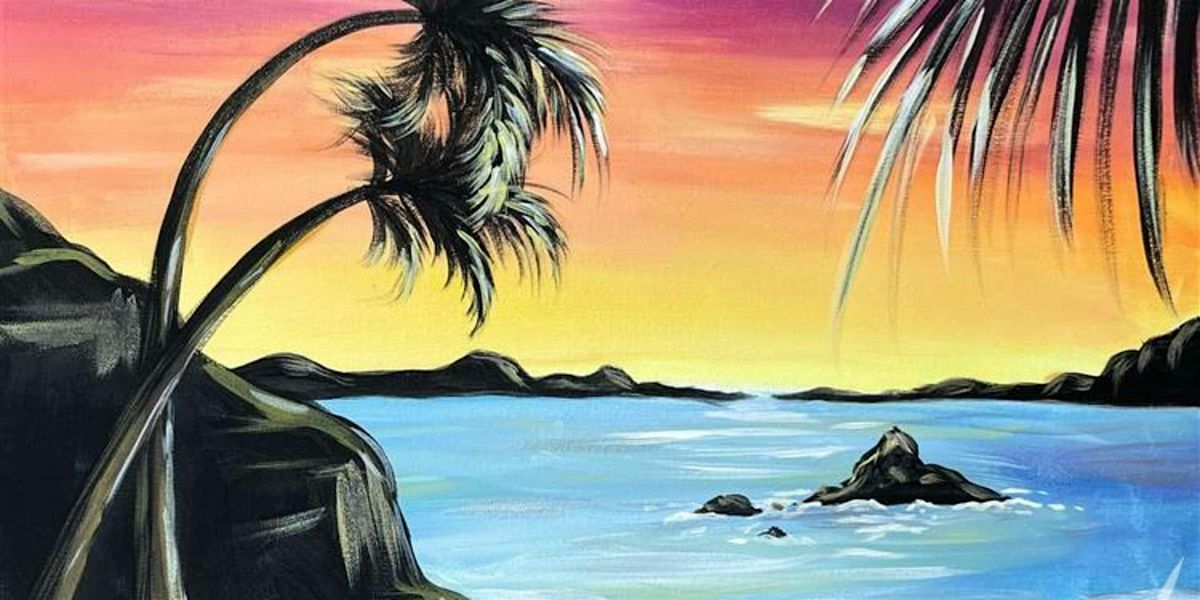 Swimming Alone in a Tropical Lagoon - Paint and Sip by Classpop!™, 2 June | Event in Baytown | AllEvents