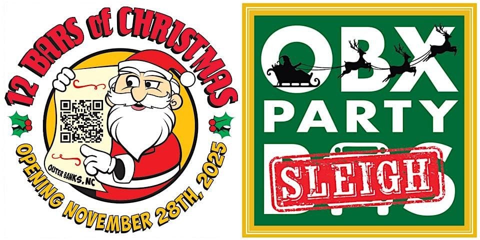 12 Bars of Christmas VIP crawl on OBX Party Sleigh (GOLD RT)