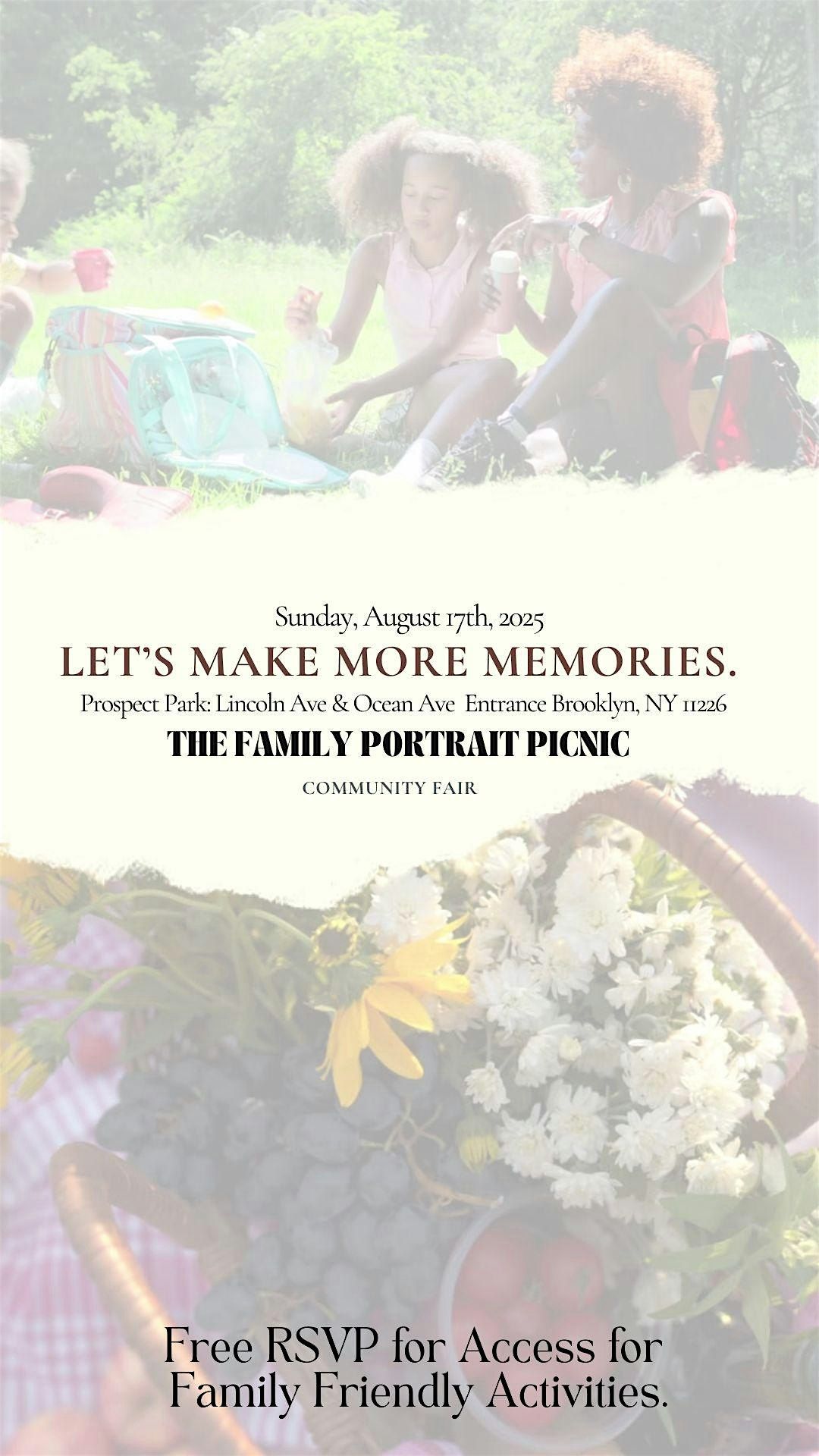 The 3rd  Annual Family Portrait Picnic: The Community Fair, 17 August | Event in Brooklyn | AllEvents