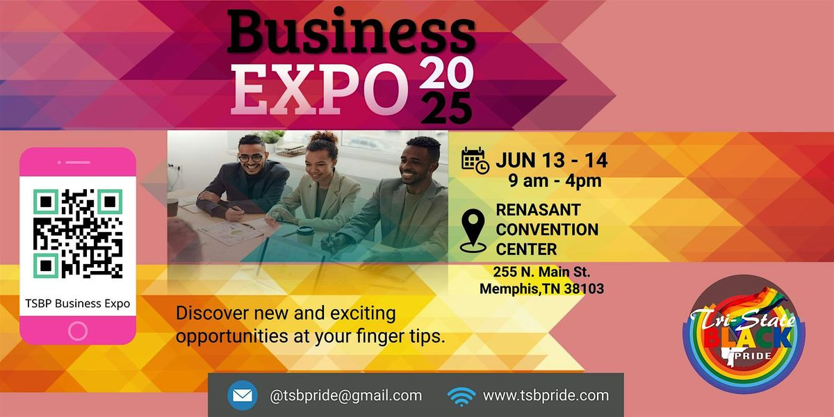 2025 BUSINESS EXPO VENDOR'S LINK FOR TRISTATE BLACK PRIDE, 13 June | Event in Memphis | AllEvents