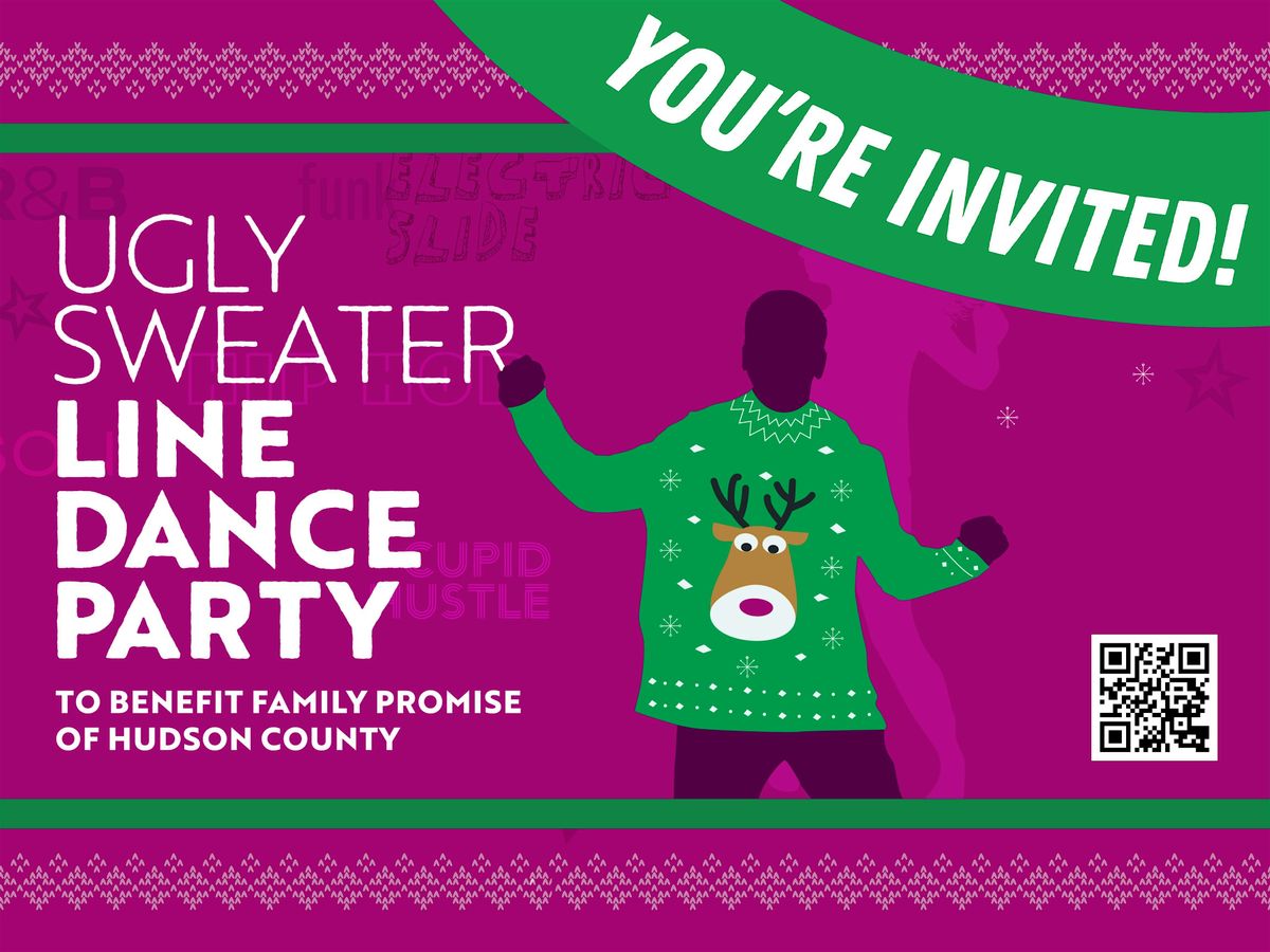 Ugly Sweater Line Dance Party:  Family Promise of Hudson County FUNdraiser, 12 December | Event in Jersey City