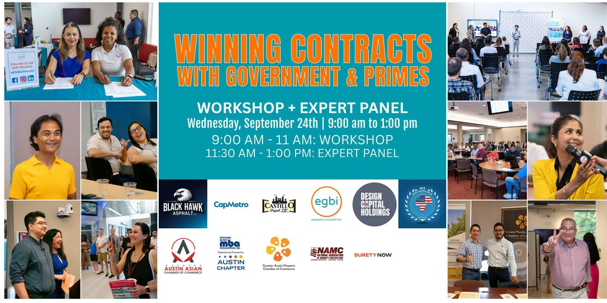 Winning Contracts with Government and Primes, 24 September | Event in Austin | AllEvents