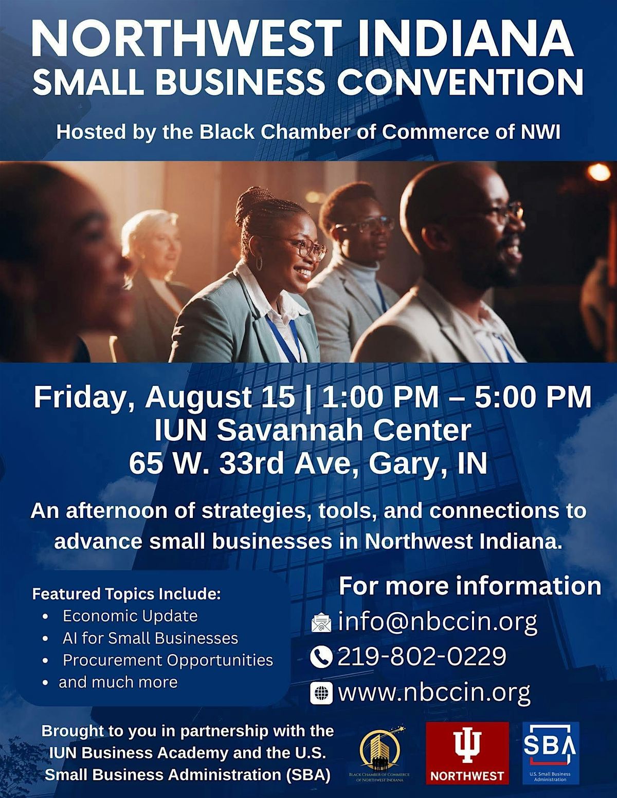 Small Business Convention, 15 August | Event in Gary | AllEvents