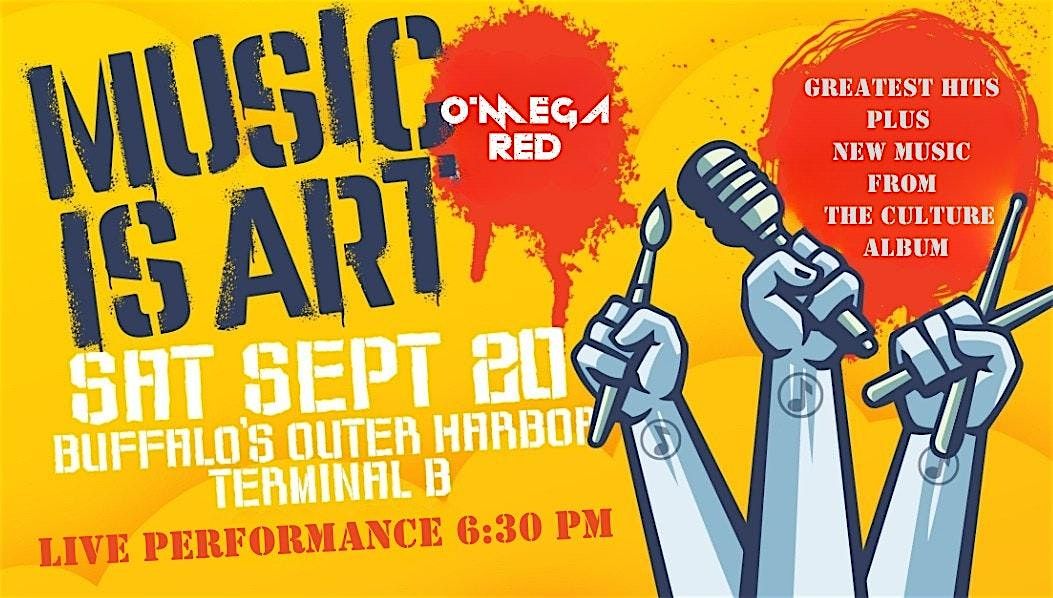 O’Mega Red Live at Music is Art Festival 2025 — Featuring Chuckie Campbell, 20 September | Event in Buffalo