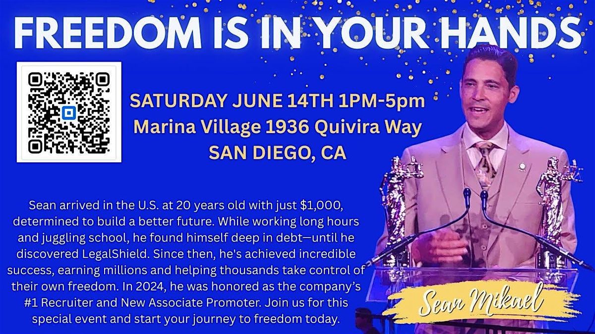 Freedom Is In Your Hands!, 14 June | Event in San Diego | AllEvents