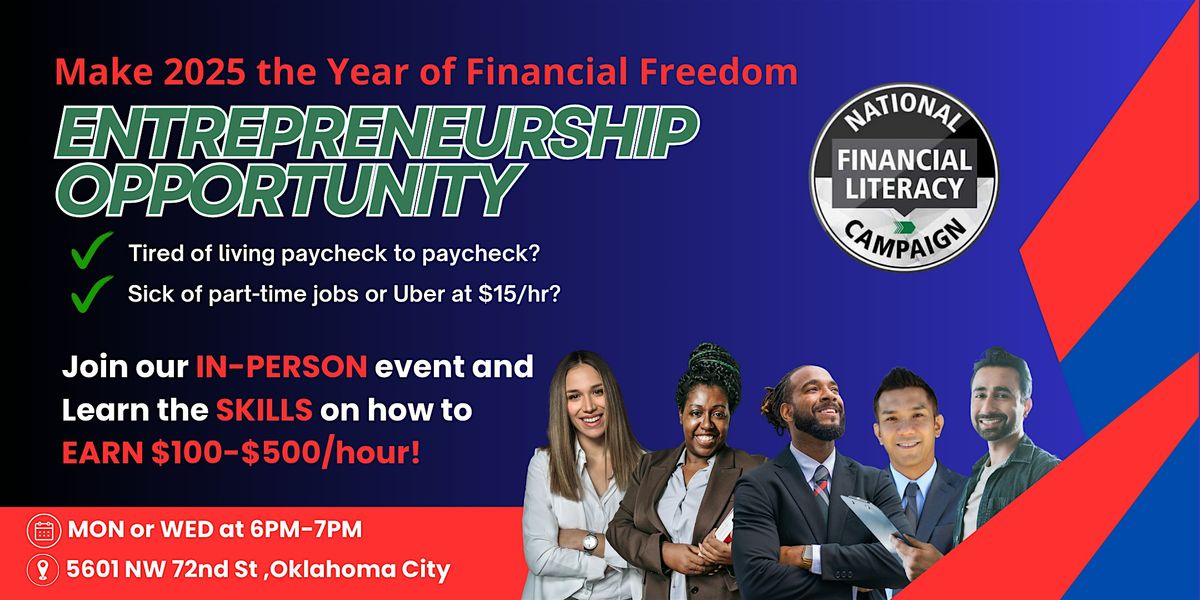 Entrepreneurship Opportunity: Make 2025 the Year of Financial Freedom | Event in Warr Acres | AllEvents