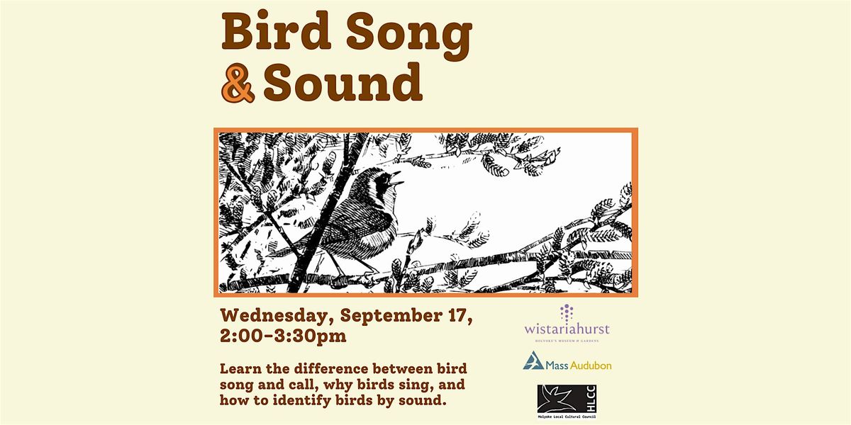Bird Song and Sound, 17 September | Event in Holyoke | AllEvents