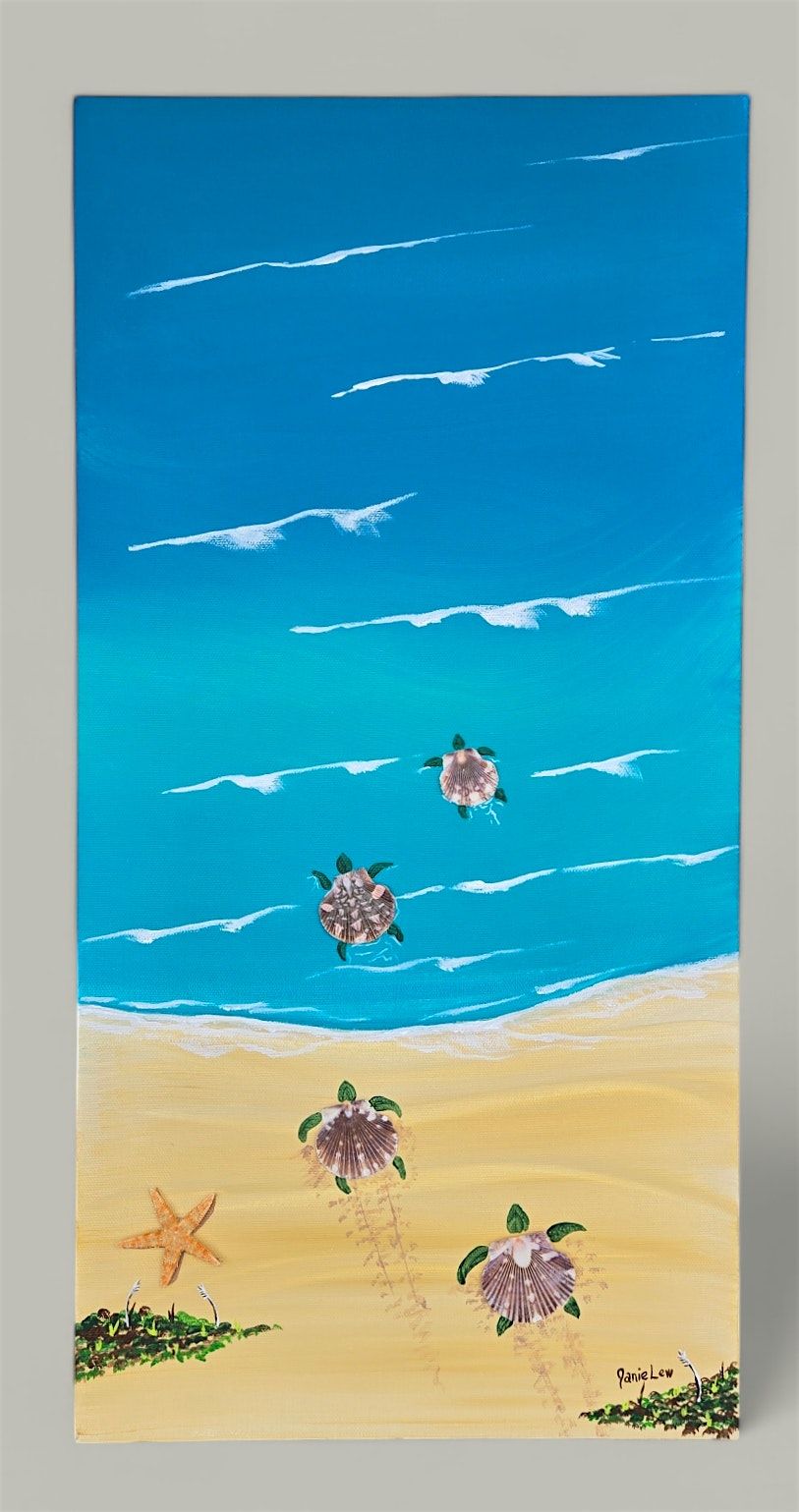 Turtle Hatchlings Painting Class on Canvas, 30 August | Event in Ormond Beach | AllEvents