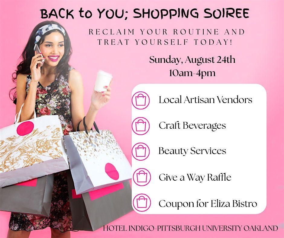 Back to YOU; Shopping Soiree, 24 August | Event in Pittsburgh | AllEvents