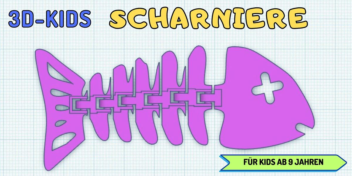 FabLabKids: 3D-Kids - Scharniere in 3D-Modelle integrieren, 7 December | Event in Munich | AllEvents