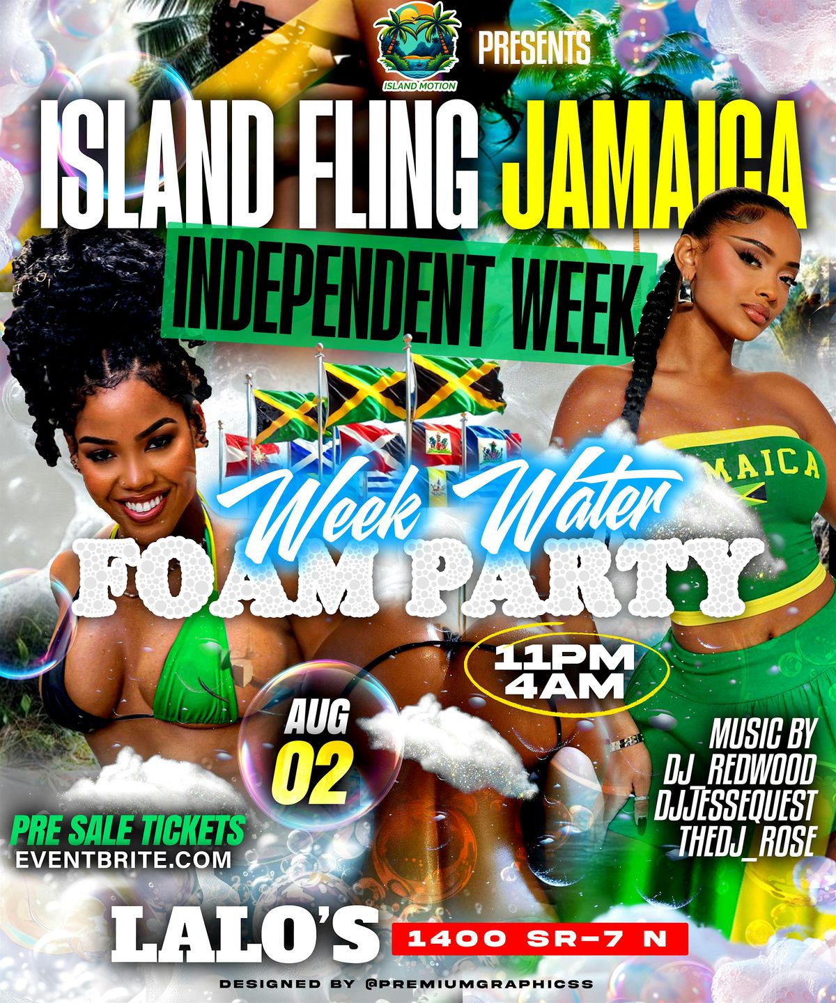 island fling Jamaica  INDEPENDENT WEEK water foam party, 2 August | Event in Lauderhill | AllEvents