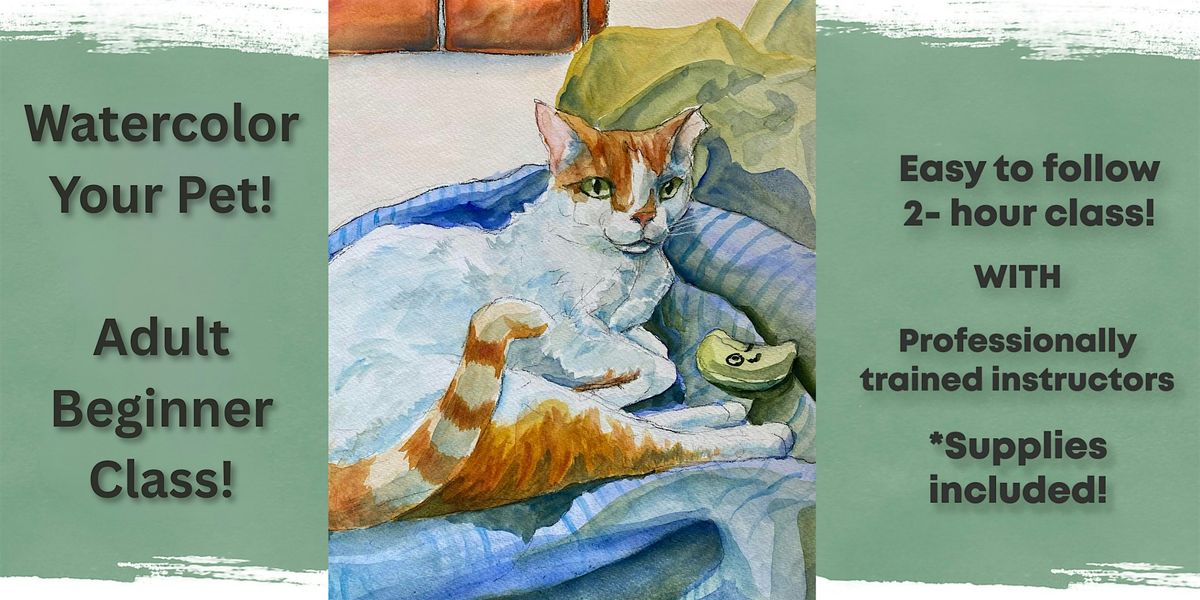 RemainReal Hosts: Watercolor Pet Portrait Class!, 20 September | Event in Denver | AllEvents