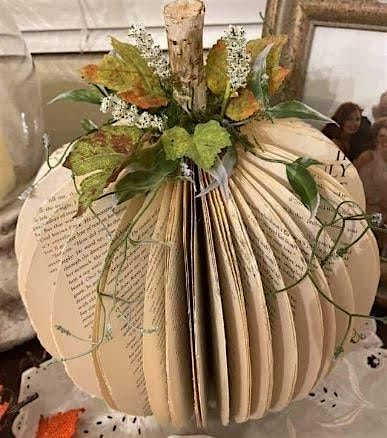 Book Page Pumpkin Art & Craft Class, 18 October | Event in Schenectady | AllEvents