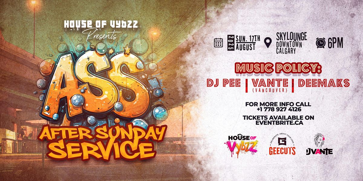 Rooftop Day Party: A.  S.  S (After Sunday Service), 17 August | Event in Calgary | AllEvents