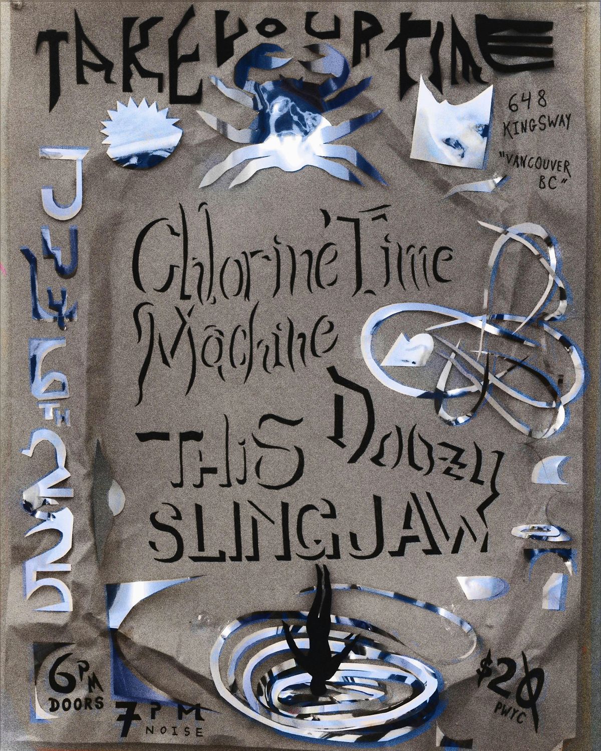 Chlorine Time Machine, THiS, Doozy, Slingjaw - Take Your Time, 6 July | Event in Vancouver | AllEvents