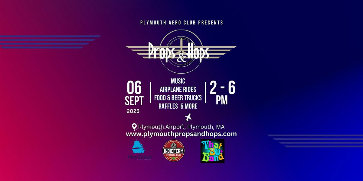 2025 Props & Hops, 6 September | Event in Plymouth | AllEvents